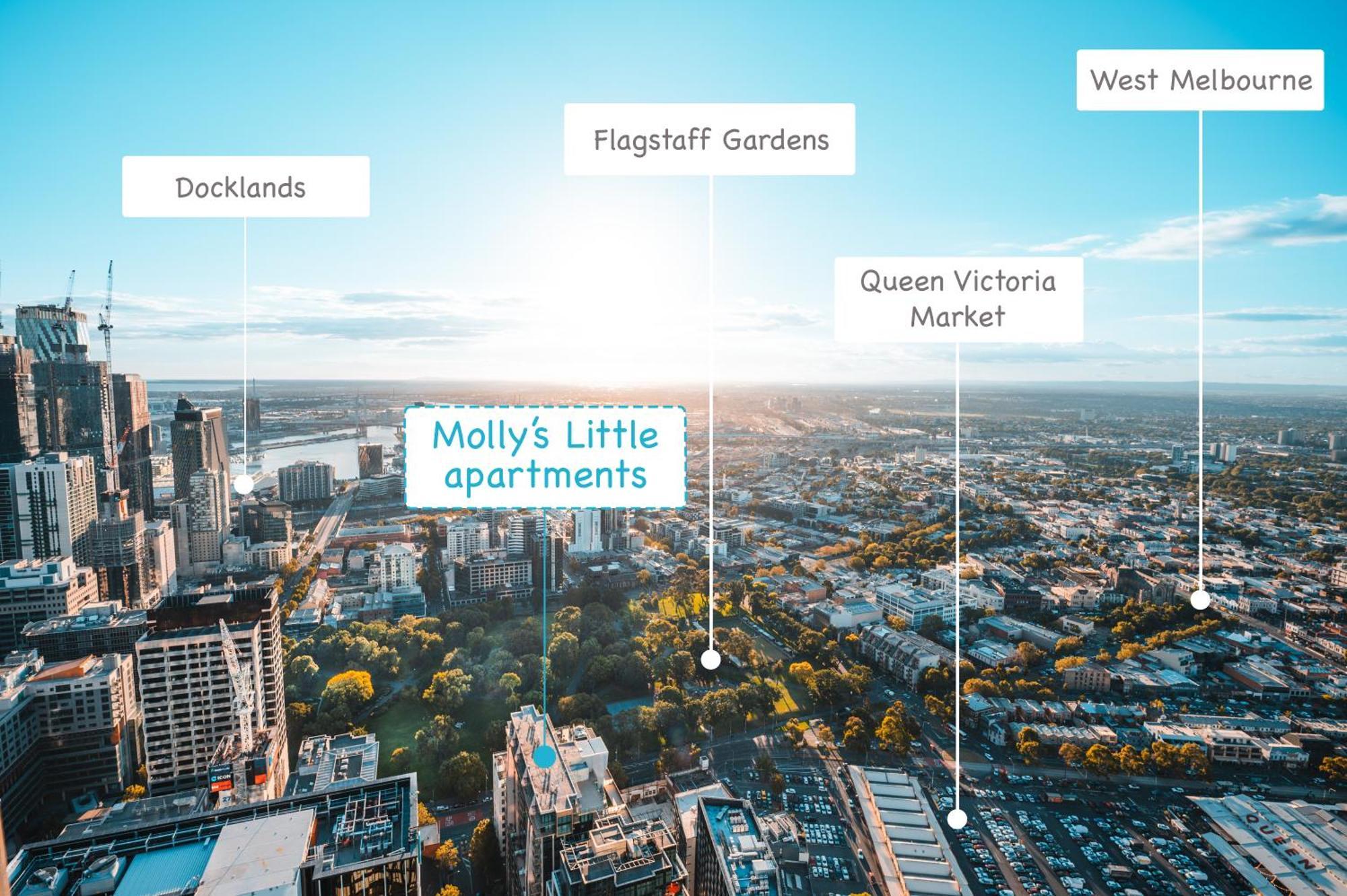 Molly'S Little Apartments Melbourne Kültér fotó